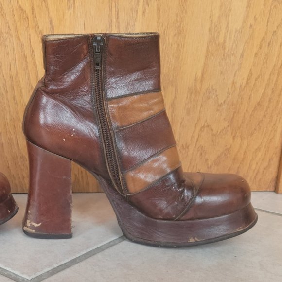 100% Real Leather Vintage Boots - Picture 11 of 11